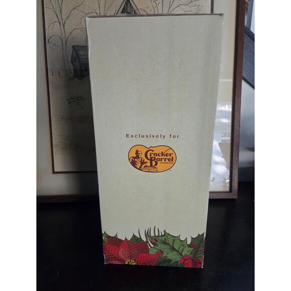 Cracker Barrel Crochet Angel Tree Topper 16" Christmas Holiday Decoration NIB - Picture 5 of 8